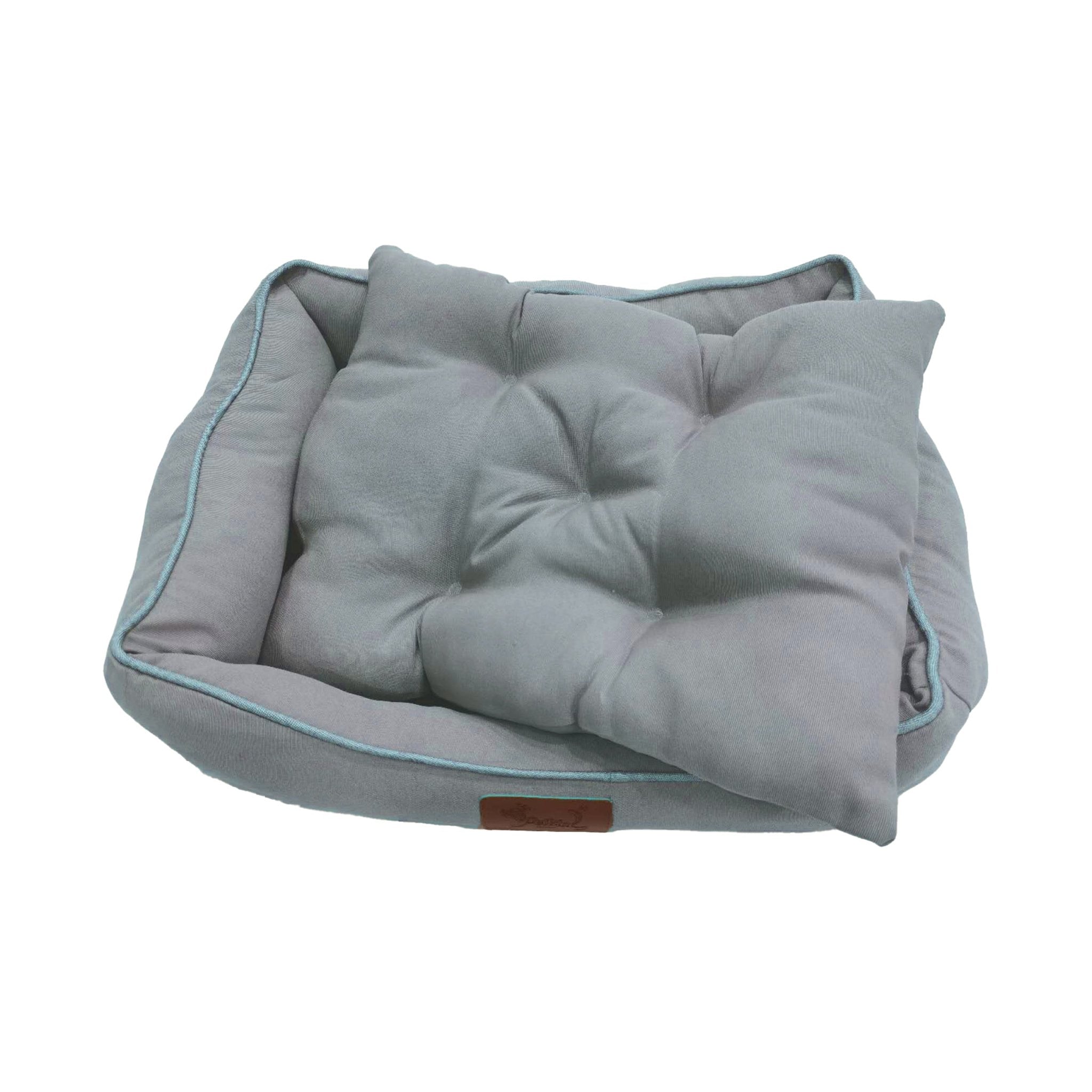 Imagen de Productos para mascotas y animales Cama para Perros de Loneta, Azul Claro en color S - 52x41x17cm de Meishida